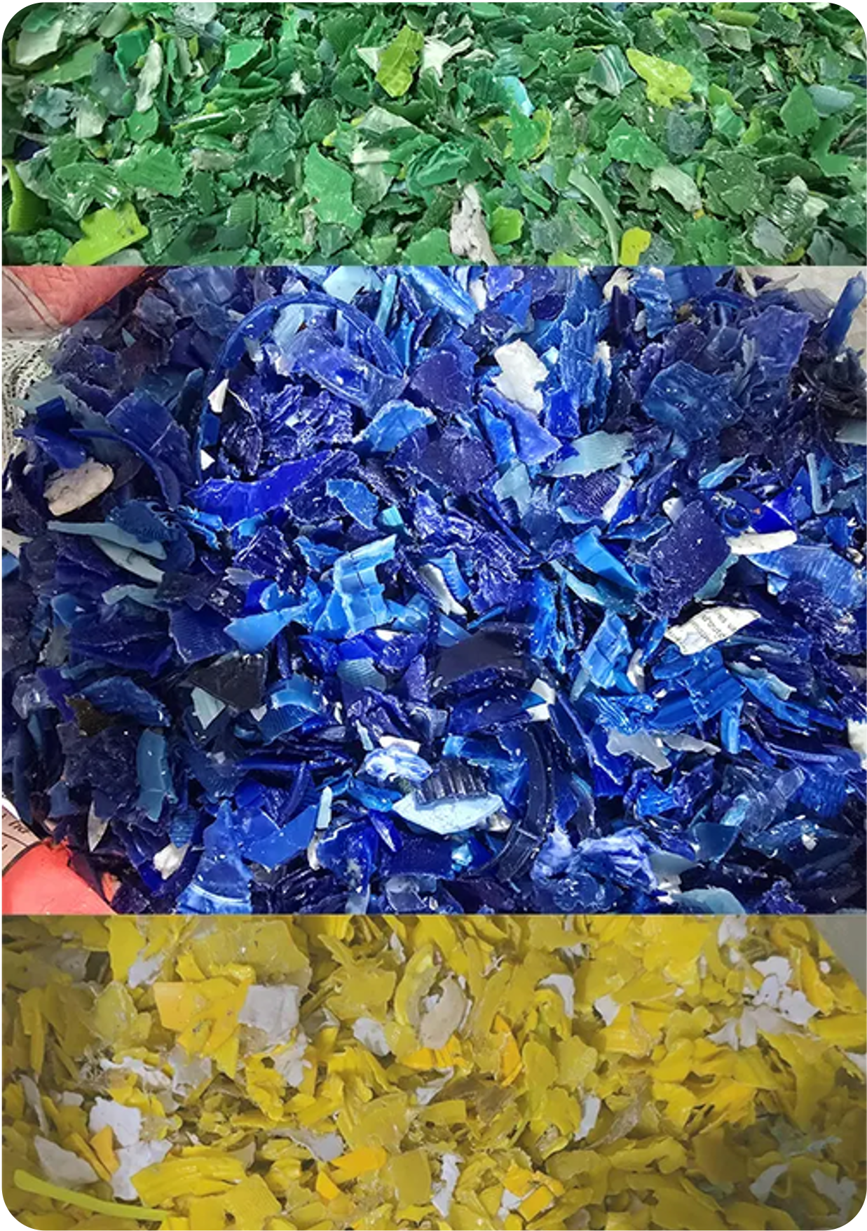 maquila molido de plásticos reciclables